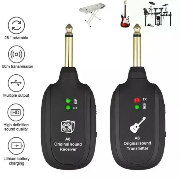 Sistema de guitarra inalámbrico A9, - compra en china - AliExpress - Imagen 5