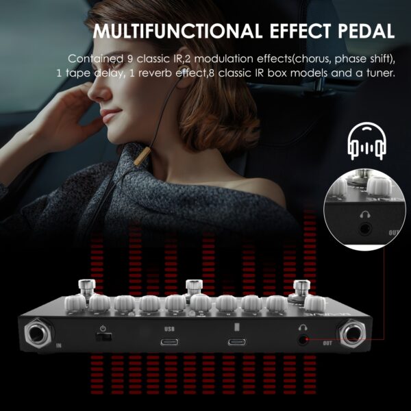 Pedal de efectos de guitarra eléctrica multifuncional -Compra directa a china - Temu - Imagen 4