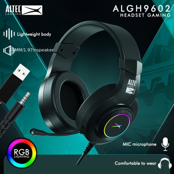 ALGH9602 Auriculares de juego con sonido surround 7.1 - COMPRA EN CHINA .- temu - Imagen 6
