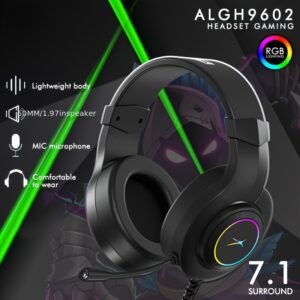 ALGH9602 Auriculares de juego con sonido surround 7.1 - COMPRA EN CHINA .- temu