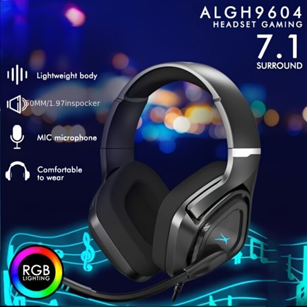 ALGH9602 Auriculares de juego con sonido surround 7.1 - COMPRA EN CHINA .- temu - Imagen 5